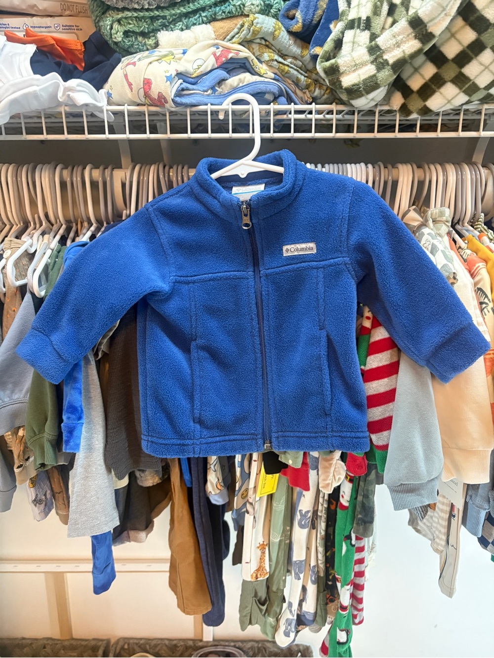 Columbia Royal Blue Baby Fleece Jacket